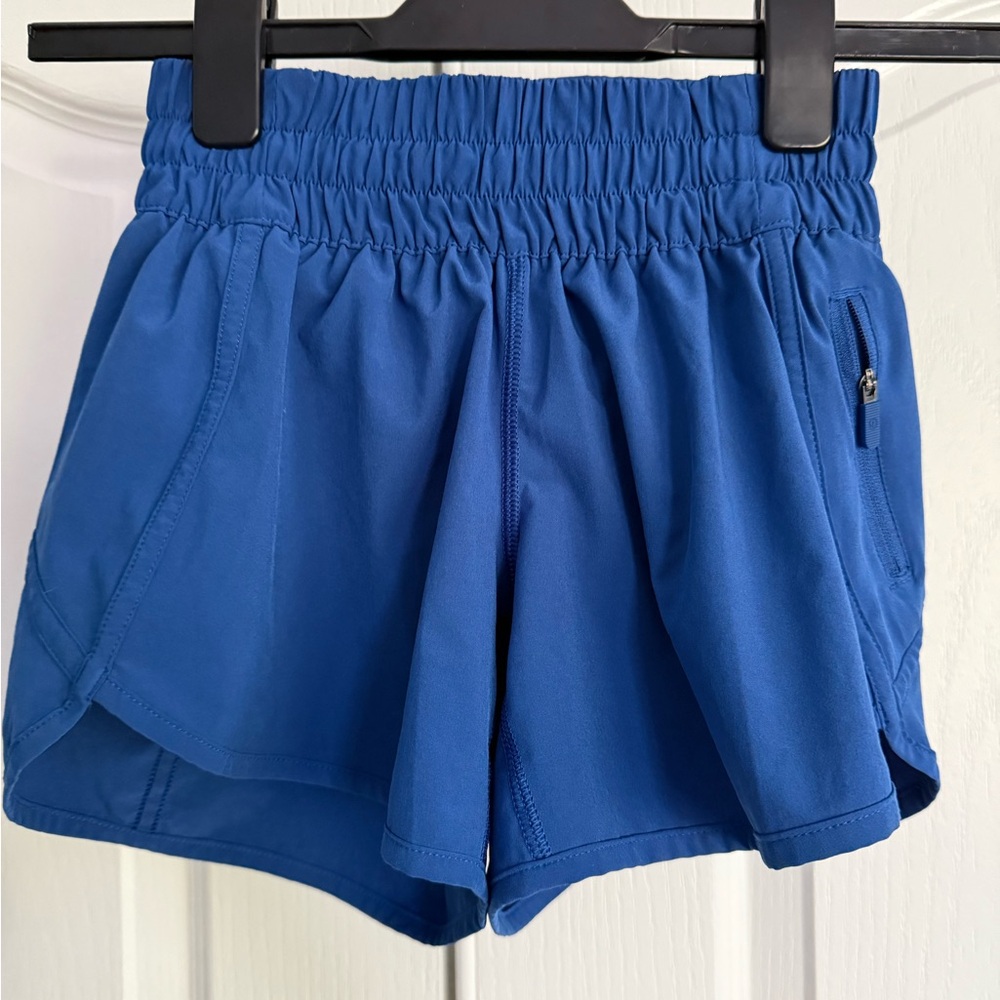 Lululemon Athletica Blue Track That Shorts